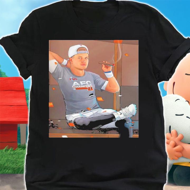 Cincinnati Bengals Joe Burrow Smoking Shirt shirt