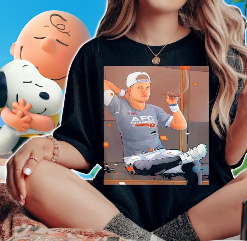 Cincinnati Bengals Joe Burrow Smoking Shirt woman shirt