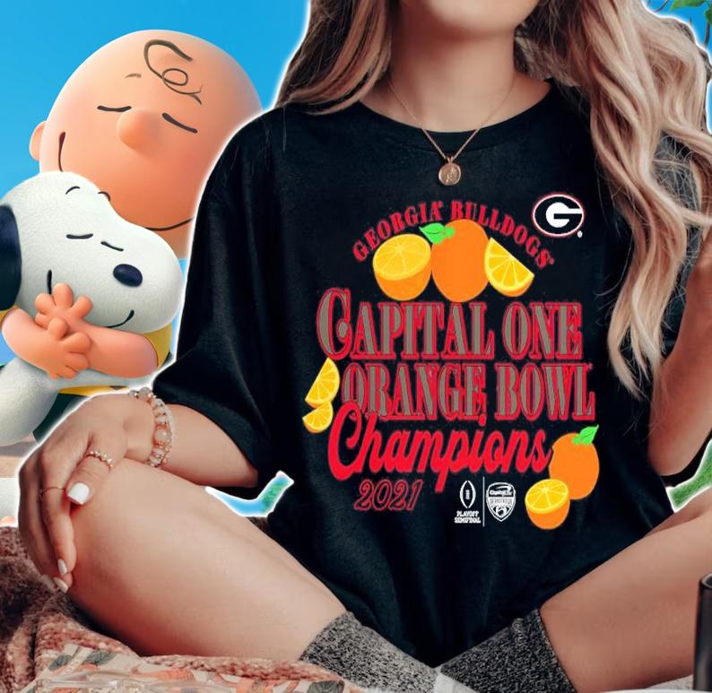 Georgia Bulldogs College Football Playoff Orange Bowl Champions 2021 Shirt