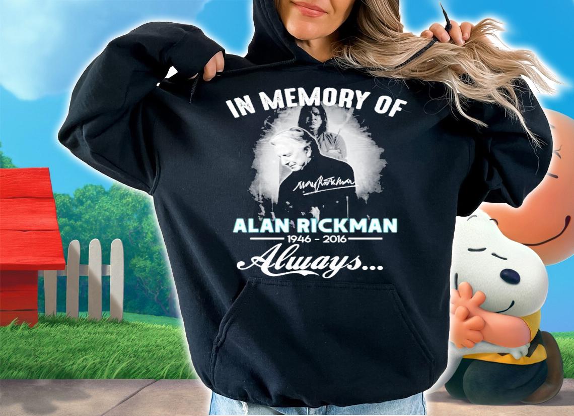 In Memory Of Alan Decker 1946-2016 Always Signatures Shirt