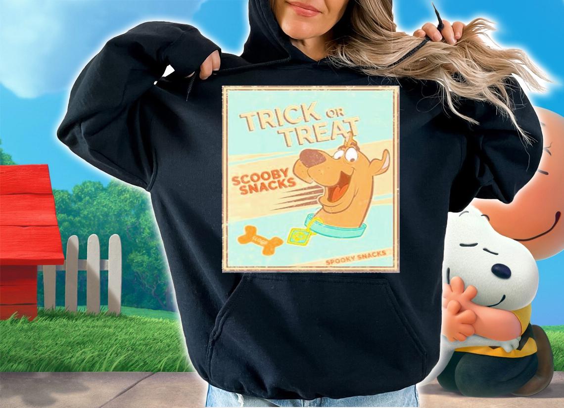 Kids Scooby-Doo Trick Or Treat Scooby Snacks Spooky Snacks Poster T-Shirt hoodie