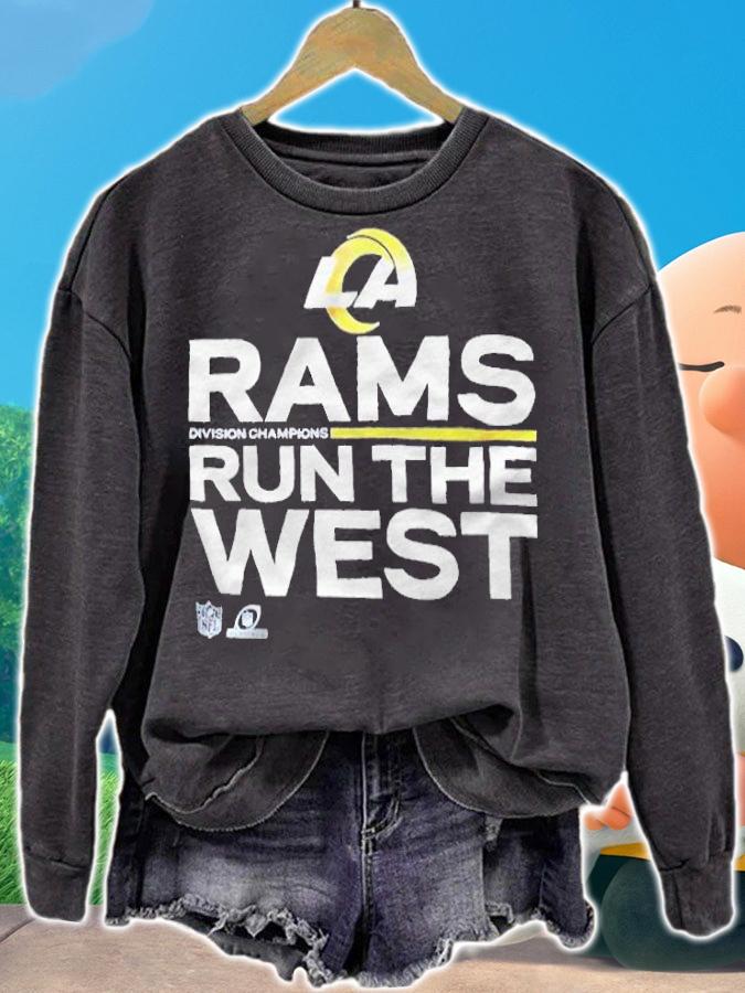 Los Angeles Rams Division Champions Run The West T-shirt