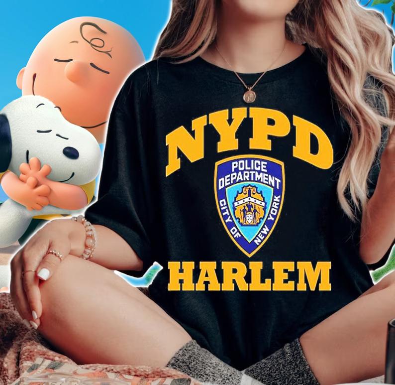NYPD Departement De Police De New York Harlem T-Shirt woman shirt