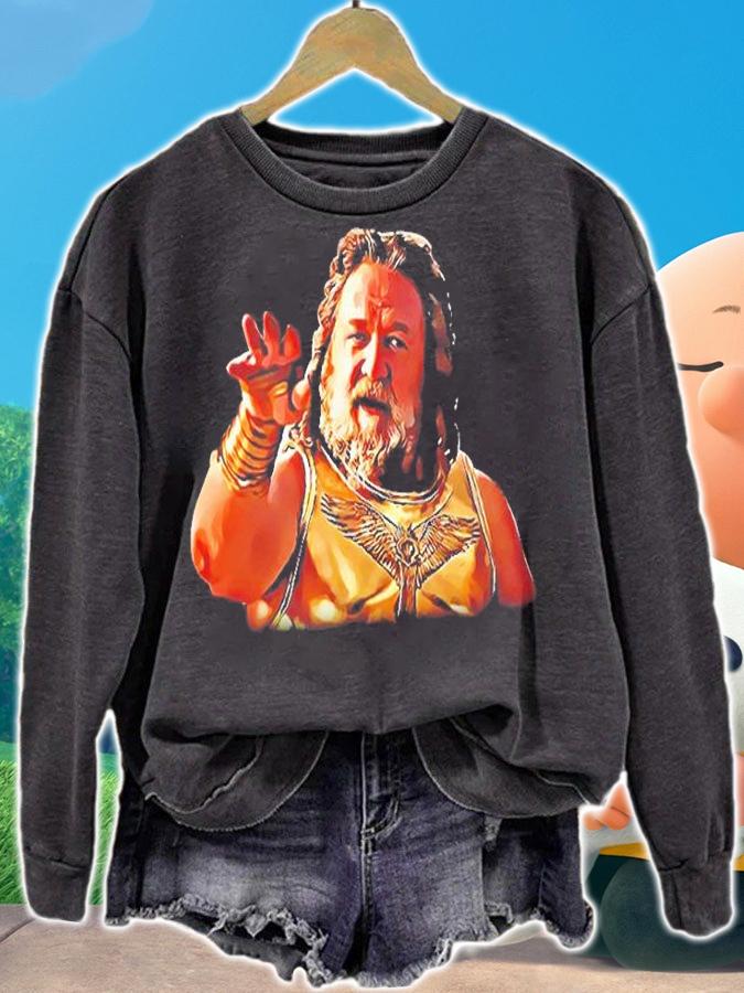 Russell Crowes Zeus In Thor Love And Thunder T-Shirt