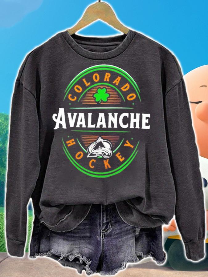 St. Patrick's Day Colorado Avalanche Hockey Forever Lucky Shirt