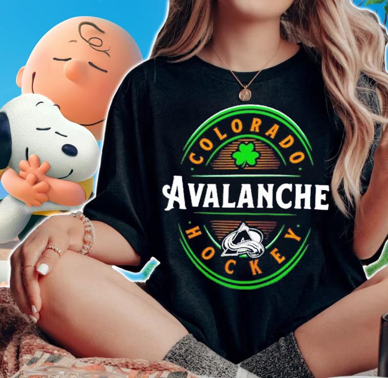 St. Patrick's Day Colorado Avalanche Hockey Forever Lucky Shirt