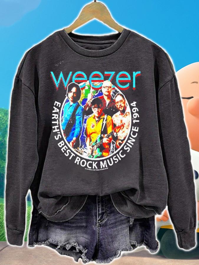 Weezer Earths Best Rock Music Since 1994 t-shirt