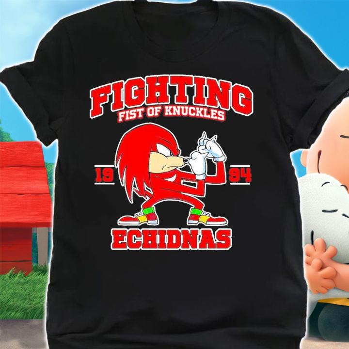 Sonic Fighting fist of knuckles Echidnas 1994 t-shirt shirt