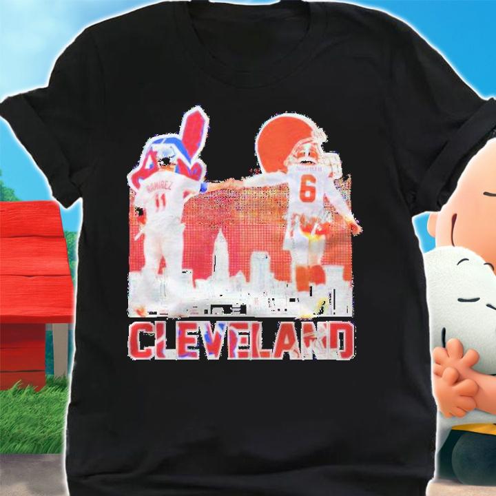 Cleveland Jos Ramrez Baker Mayfield signatures shirt shirt