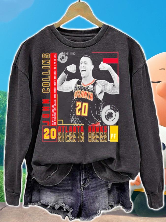 John Collins #20 Atlanta Hawks Basketball Shirt sweatshirt