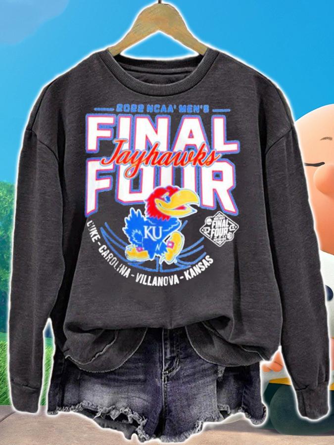 Kansas Jayhawks Final Four 2022 NCAA Men's Basketball Shirt sweatshirt