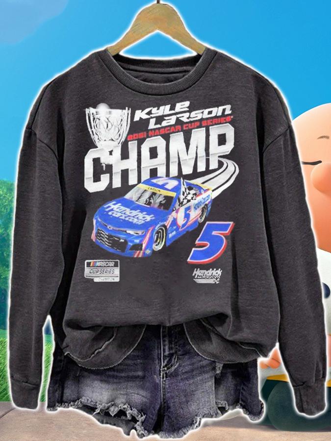 Larson Hendrick Motorsports 2021 Nascar Cup Series Champions T-shirt sweatshirt