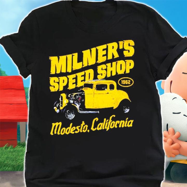Milner's Speed Shop Modesto California 1962 Shirt shirt
