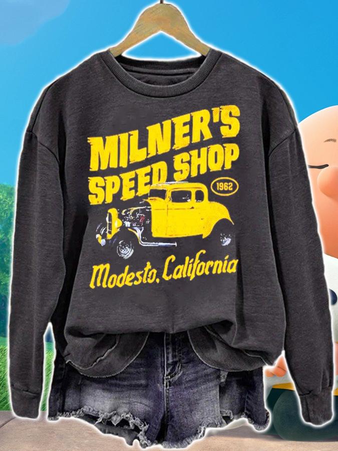 Milner's Speed Shop Modesto California 1962 Shirt sweatshirt