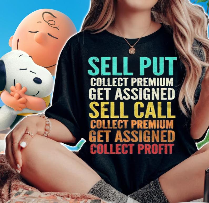 Sell Put Sell Call Crypto Stocks Daytrading Trader Investor Shirt woman shirt
