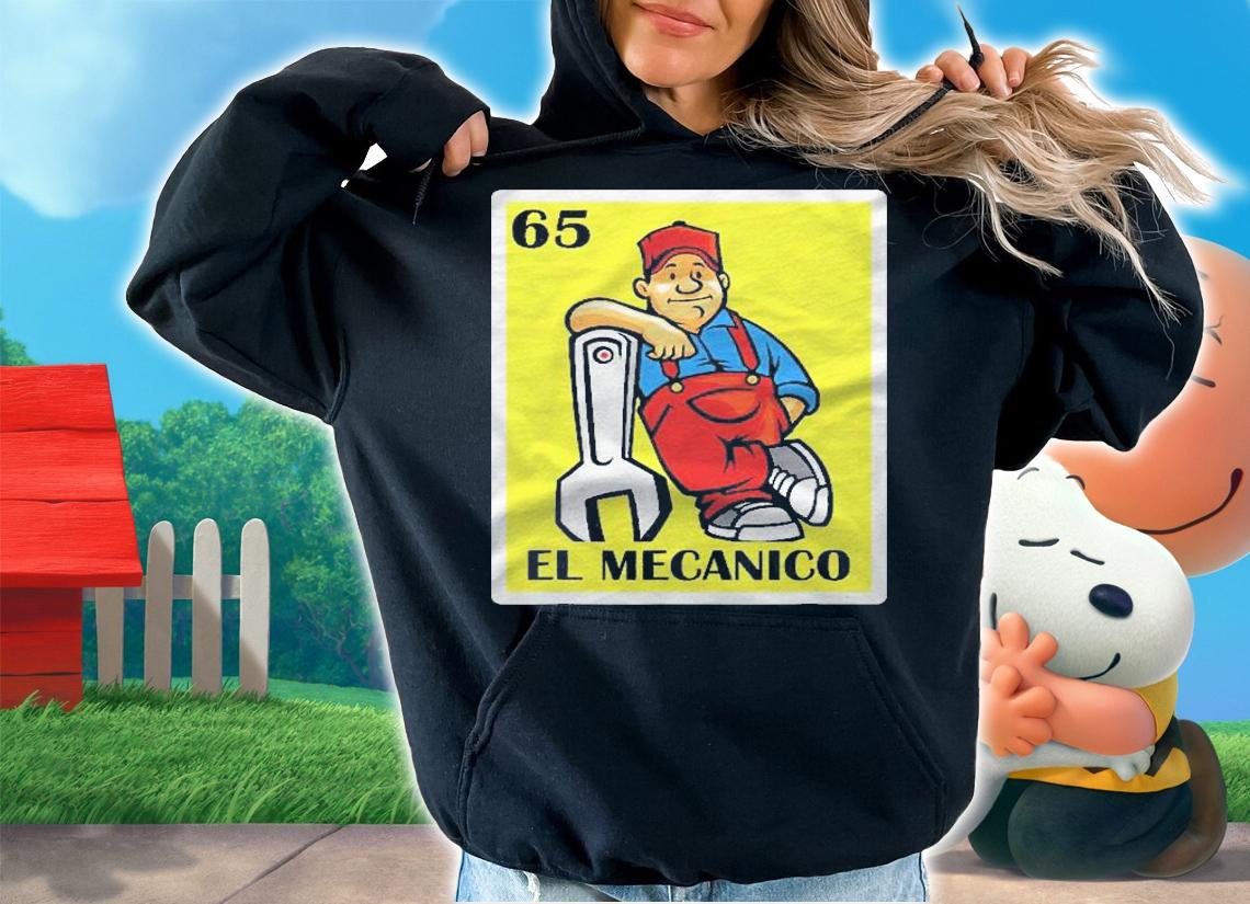 Spanish Mechanic Lottery El Mecanico Gift Bingo Game Card Shirt