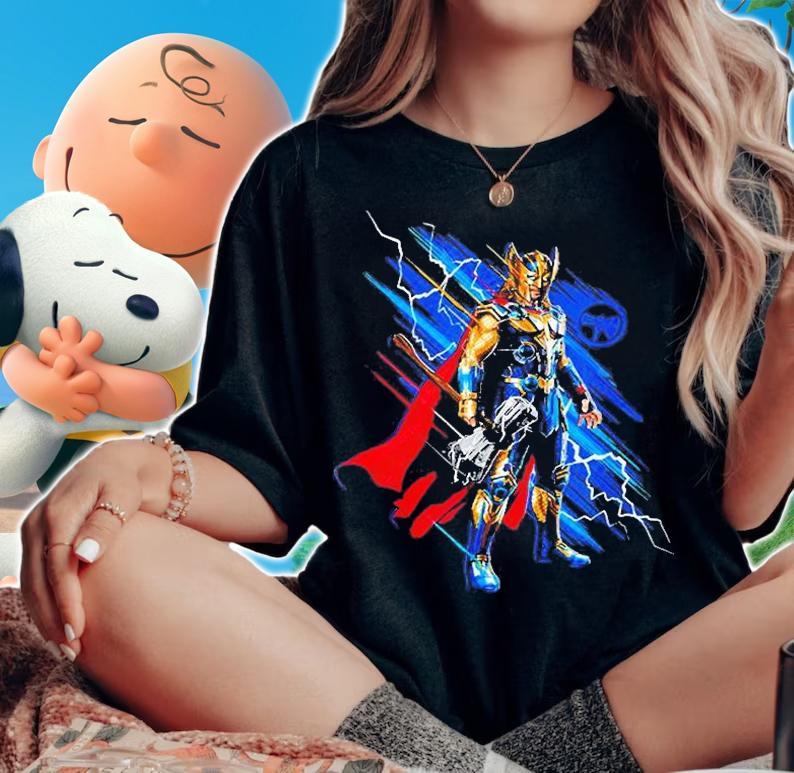 Thor Love And Thunder Thor Hero Poster T-Shirt