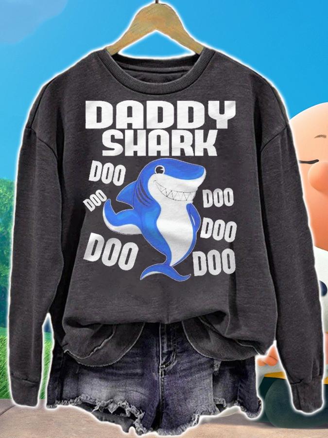 Daddy Shark Doo Doo Doo Matching Family Gift Shirt