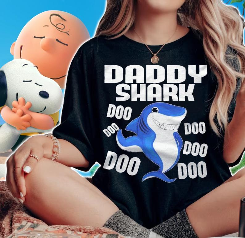 Daddy Shark Doo Doo Doo Matching Family Gift Shirt
