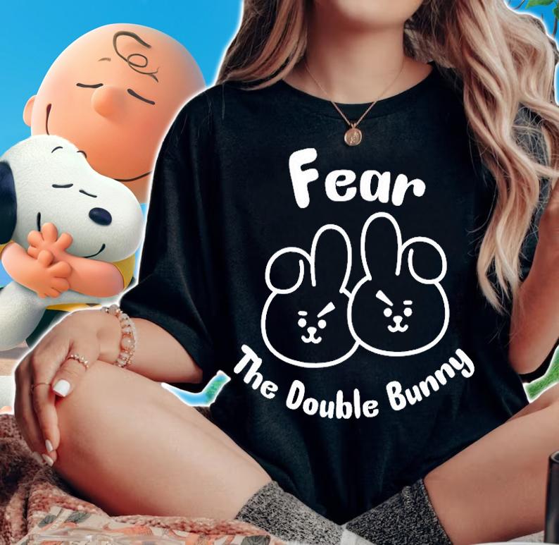 Fear The Double Bunny T-Shirt woman shirt