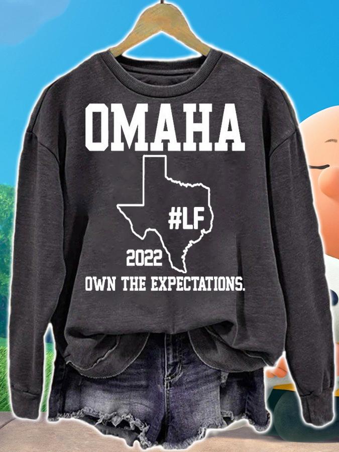 Omaha 2022 Own The Expectations T-Shirt sweatshirt