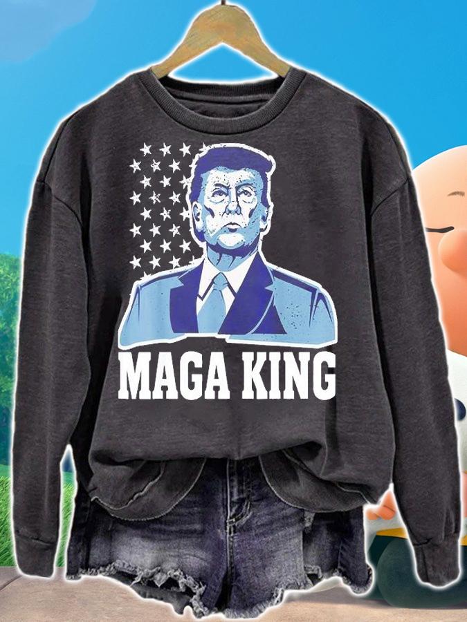 Ultra Maga Trump Supporter Maga King Anti Joe Biden T-Shirt sweatshirt