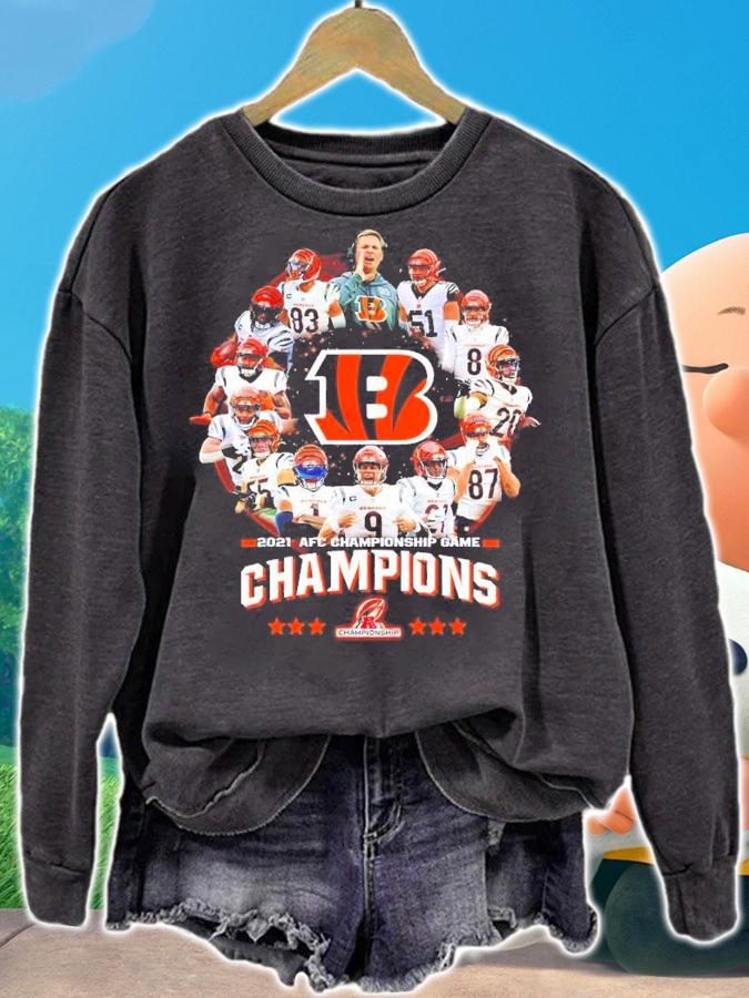 Cincinnati Bengals 2021 AFC Championship Game Champions Shirt sweatshirt