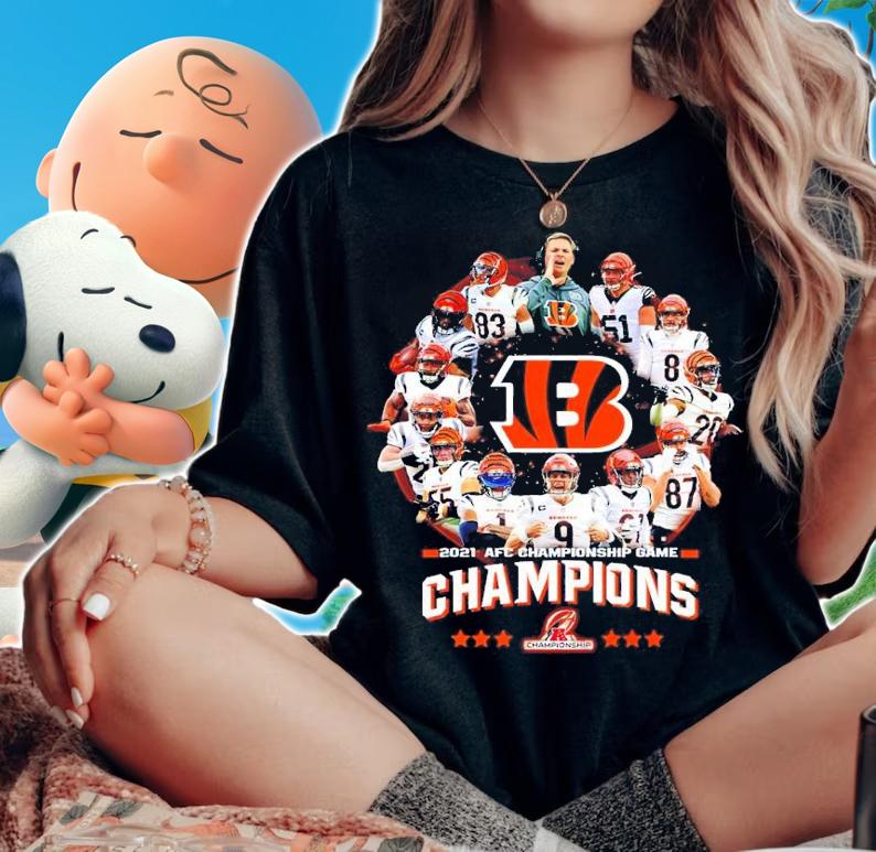 Cincinnati Bengals 2021 AFC Championship Game Champions Shirt woman shirt