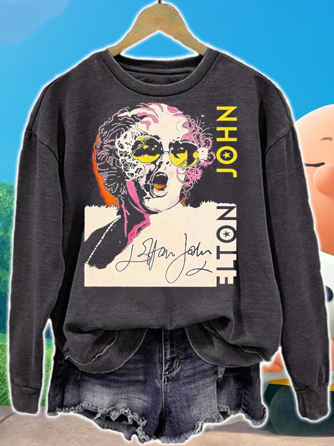 Elton John Farewell Tour 2022 Yellow Brick Road The Final T-Shirt sweatshirt