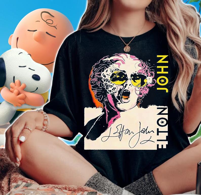 Elton John Farewell Tour 2022 Yellow Brick Road The Final T-Shirt woman shirt