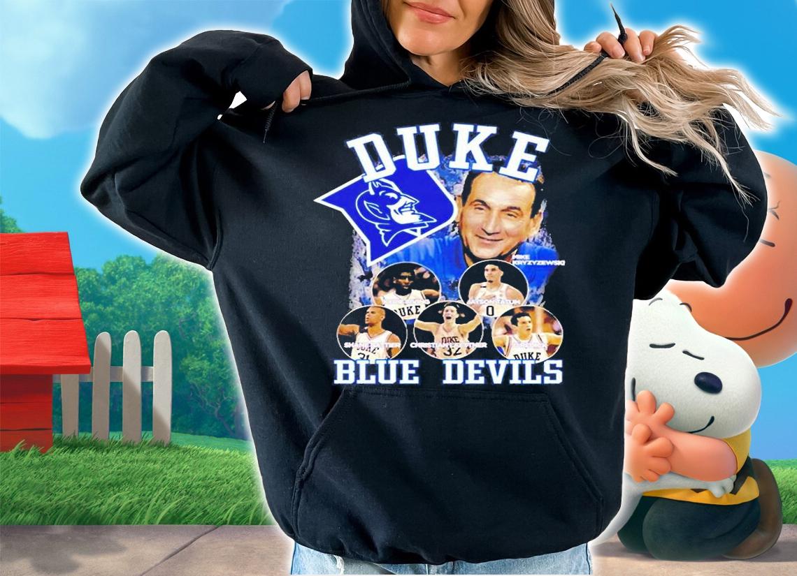 Jayson Tatum Wearing Duke Blue Devils Legends T-Shirt