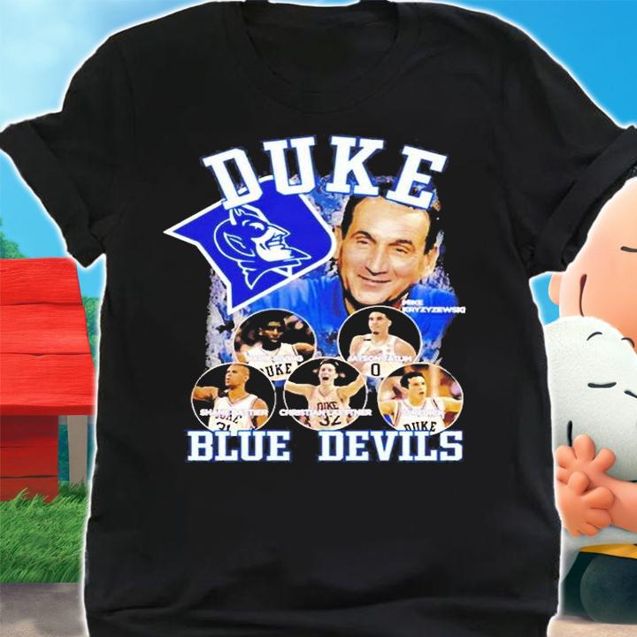 Jayson Tatum Wearing Duke Blue Devils Legends T-Shirt
