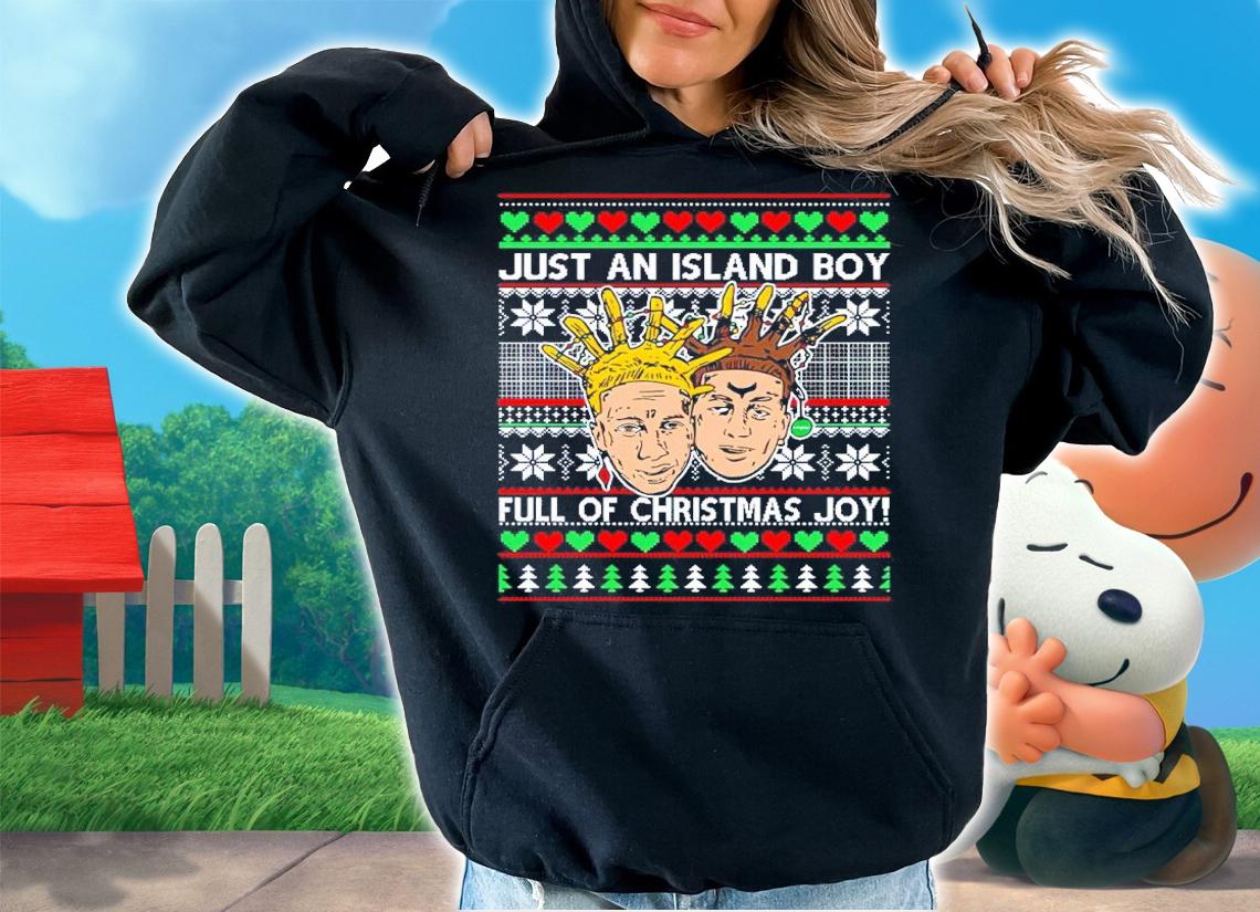 Just an island boy full of Christmas Joy T-shirt