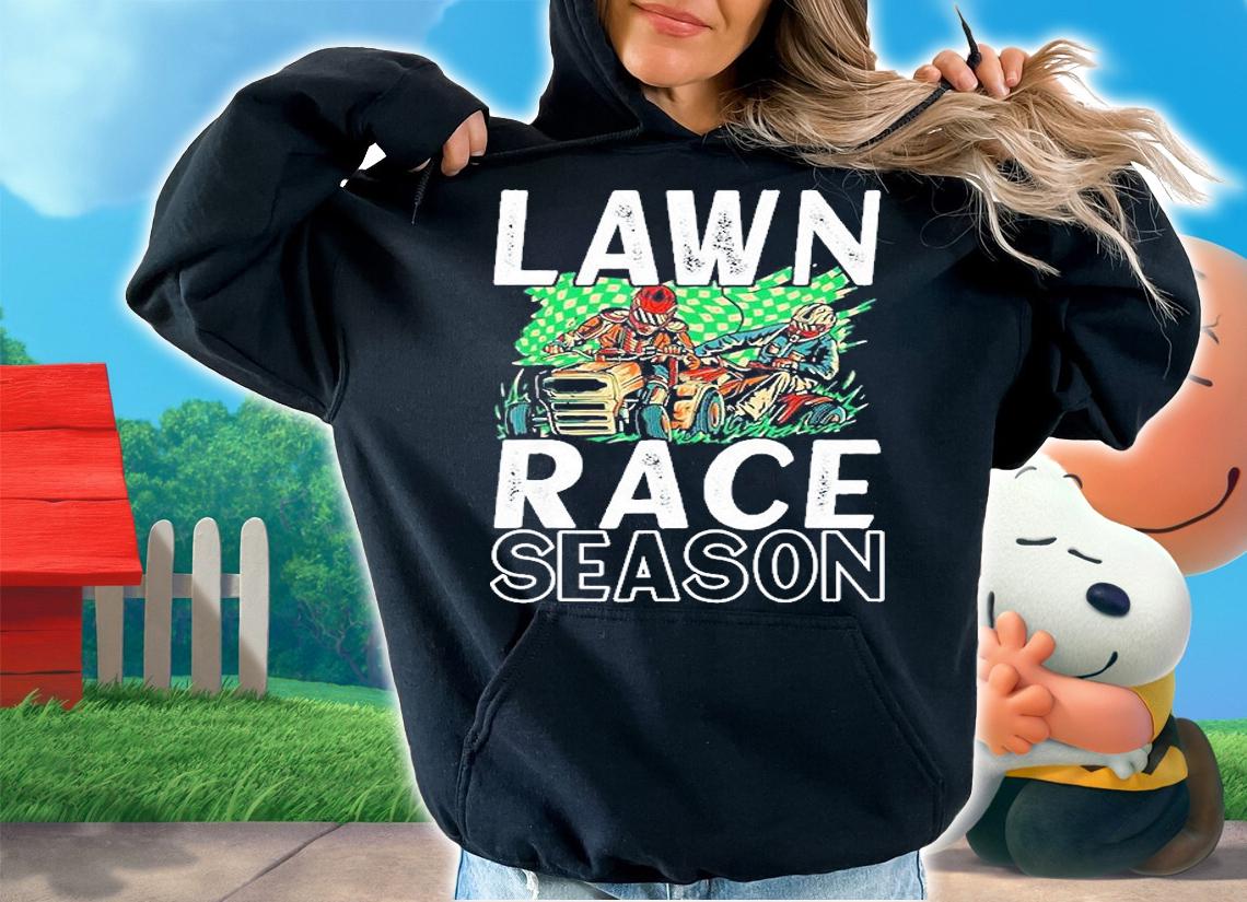 Lawn Mower Racing Landscaping And Gardening Gardener T-Shirt
