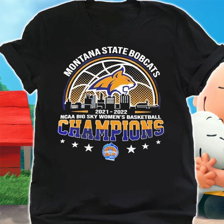 Montana State Bobcats NCAA Big Sky Women's Basketball Champions 2021-2022 Shirt shirt