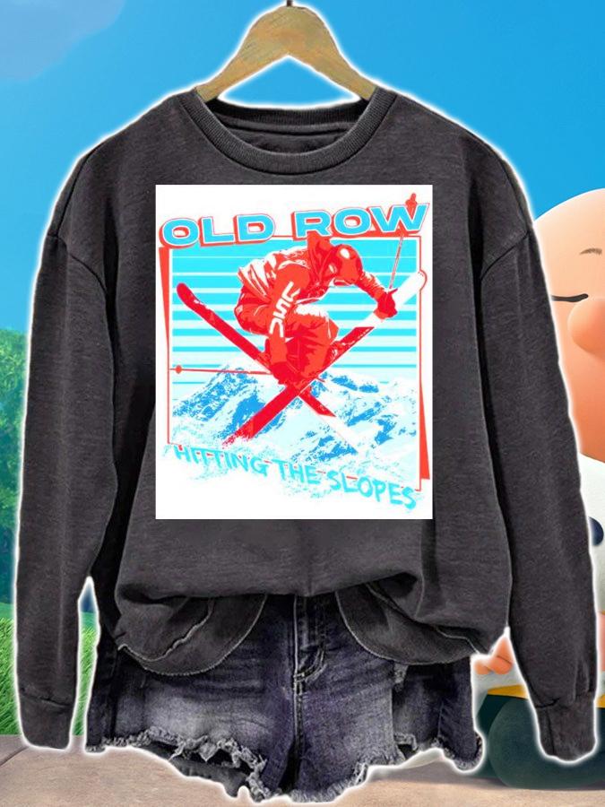 Old Row Hitting The Slopes USA Shirt