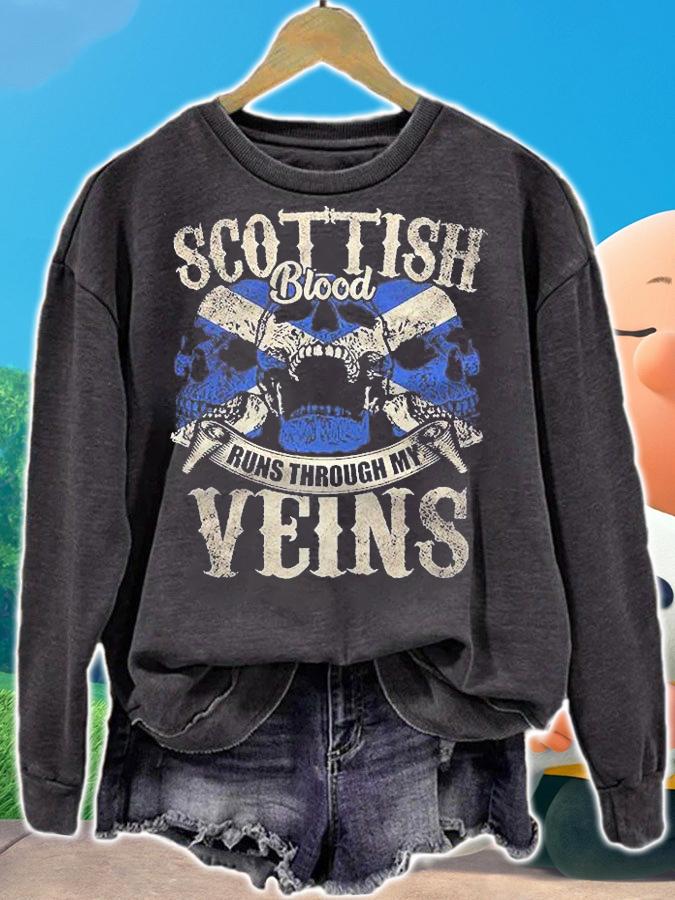 Scottish Blood Runs Through My Veins Shirt sweatshirt