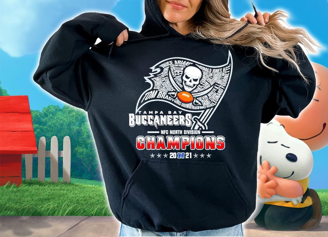 Tampa Bay Buccaneers NFC North Division Champions 2021 Shirt hoodie