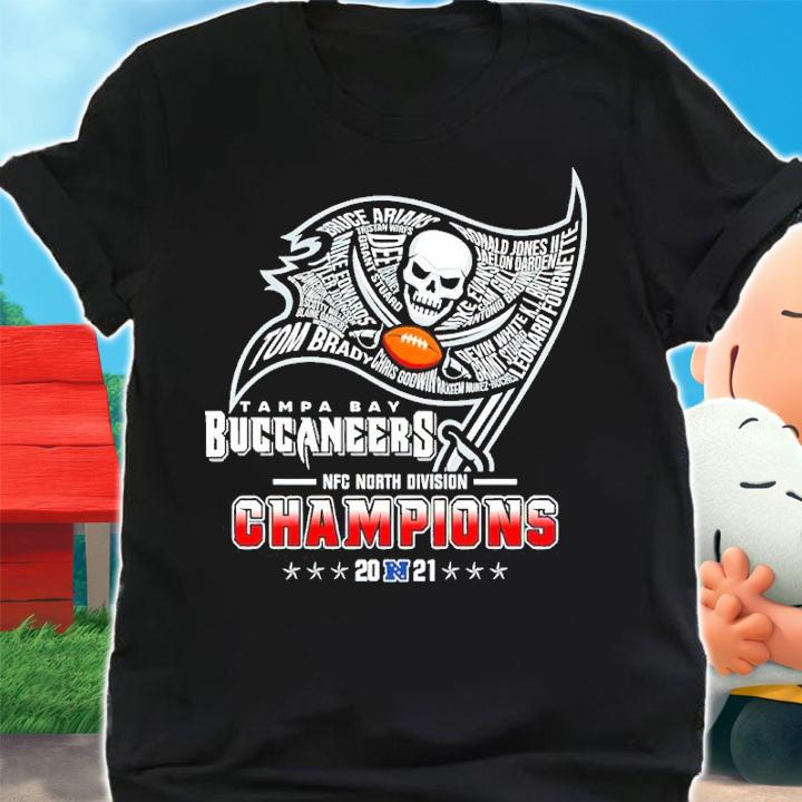 Tampa Bay Buccaneers NFC North Division Champions 2021 Shirt shirt