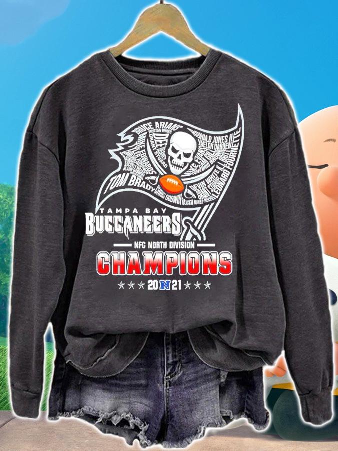 Tampa Bay Buccaneers NFC North Division Champions 2021 Shirt sweatshirt