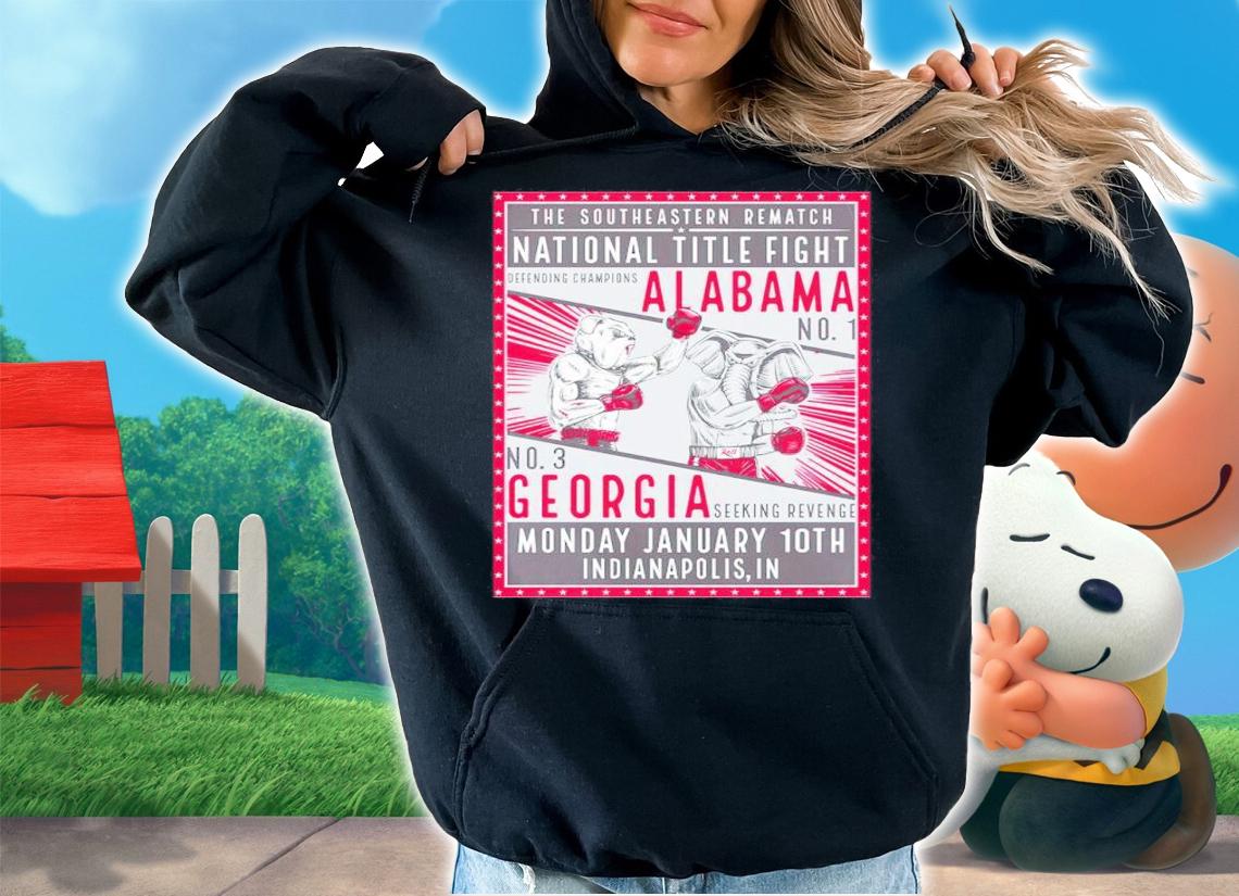 The Southeastern Rematch National Title Fight Alabama shirt