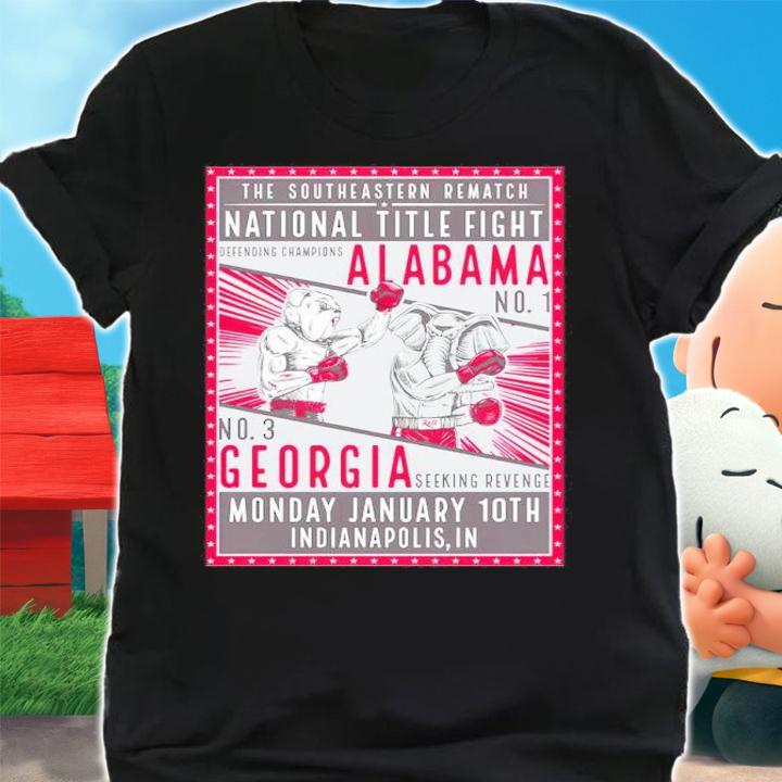 The Southeastern Rematch National Title Fight Alabama shirt