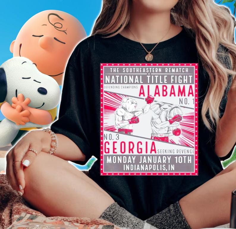 The Southeastern Rematch National Title Fight Alabama shirt