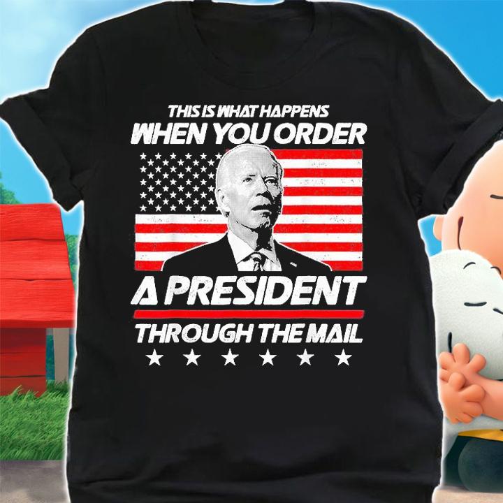 This Is What Happens When You Order A President Biden USA Flag T-Shirt