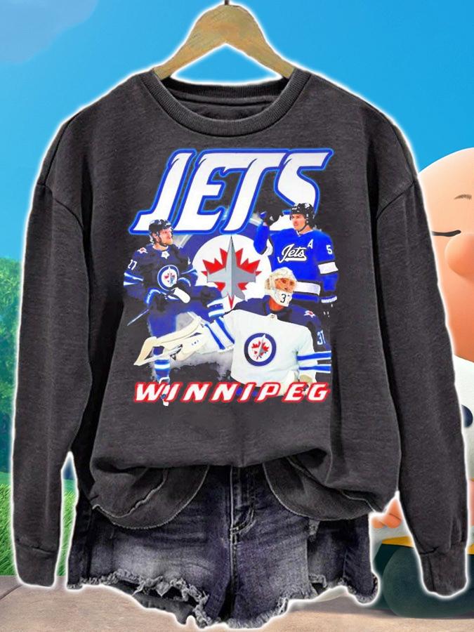 Winnipeg Jets Player Mash Vintage NHL T-Shirt sweatshirt
