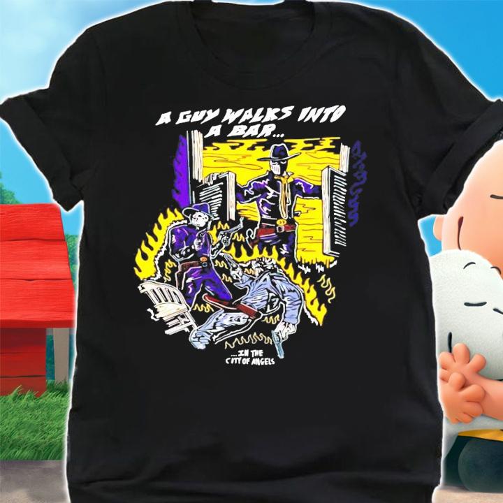 A guy walks into a bar t-shirt shirt