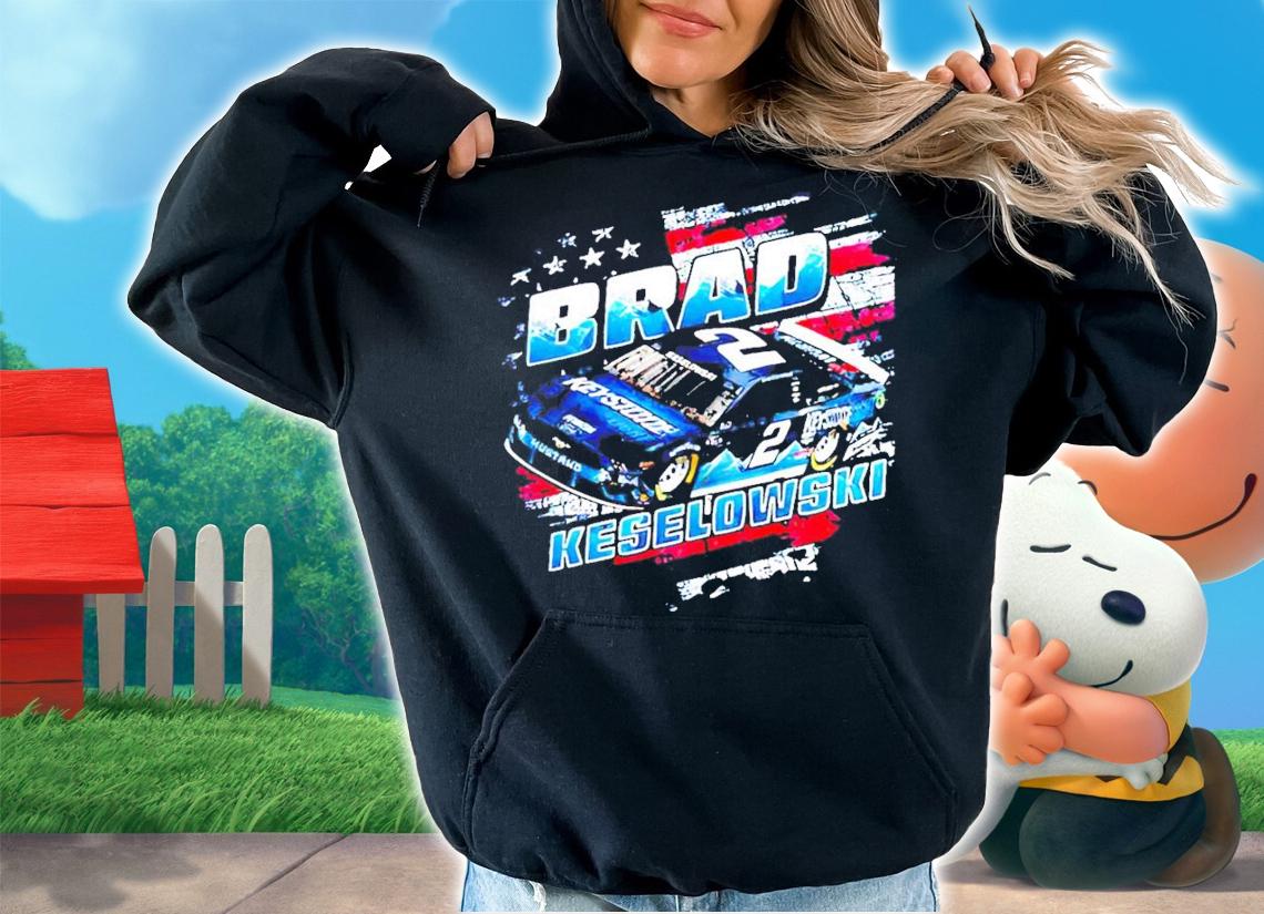 Brad keselowski team penske keystone light graphic shirt hoodie