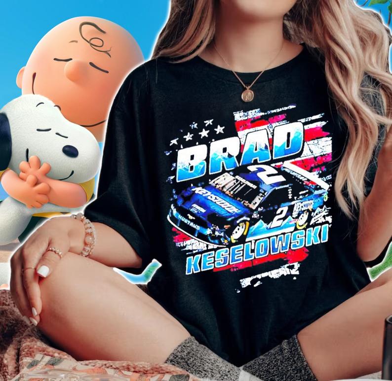 Brad keselowski team penske keystone light graphic shirt woman shirt