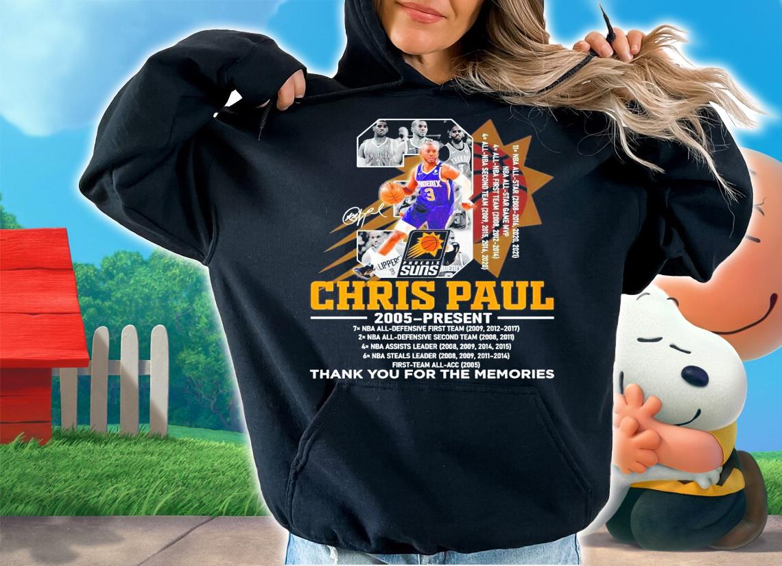 Chris Paul 2005-present Phoenix Suns signature shirt hoodie