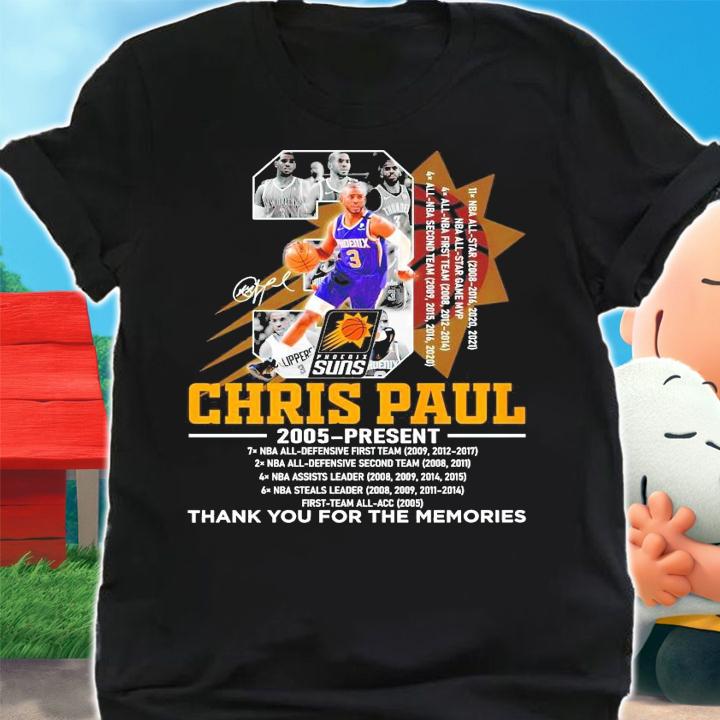 Chris Paul 2005-present Phoenix Suns signature shirt shirt